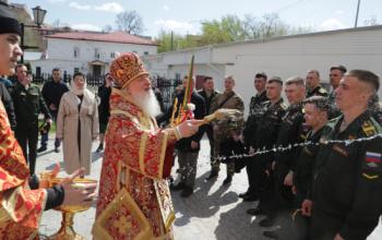 В Ильинском храме Тюмени прошла церемония божественной литургии для ветеранов СВО
