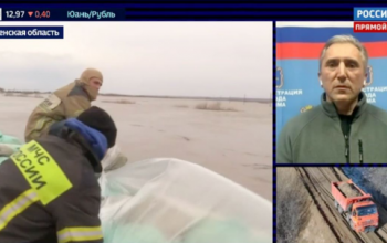 Александр Моор в прямом эфире федерального телеканала рассказал о паводковой обстановке в Тюменской области