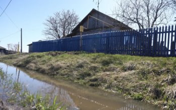 В тюменском селе Коркино замедлился подъем воды