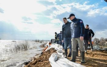 Уровень воды в реке Ишим около села Абатское обновил рекорд